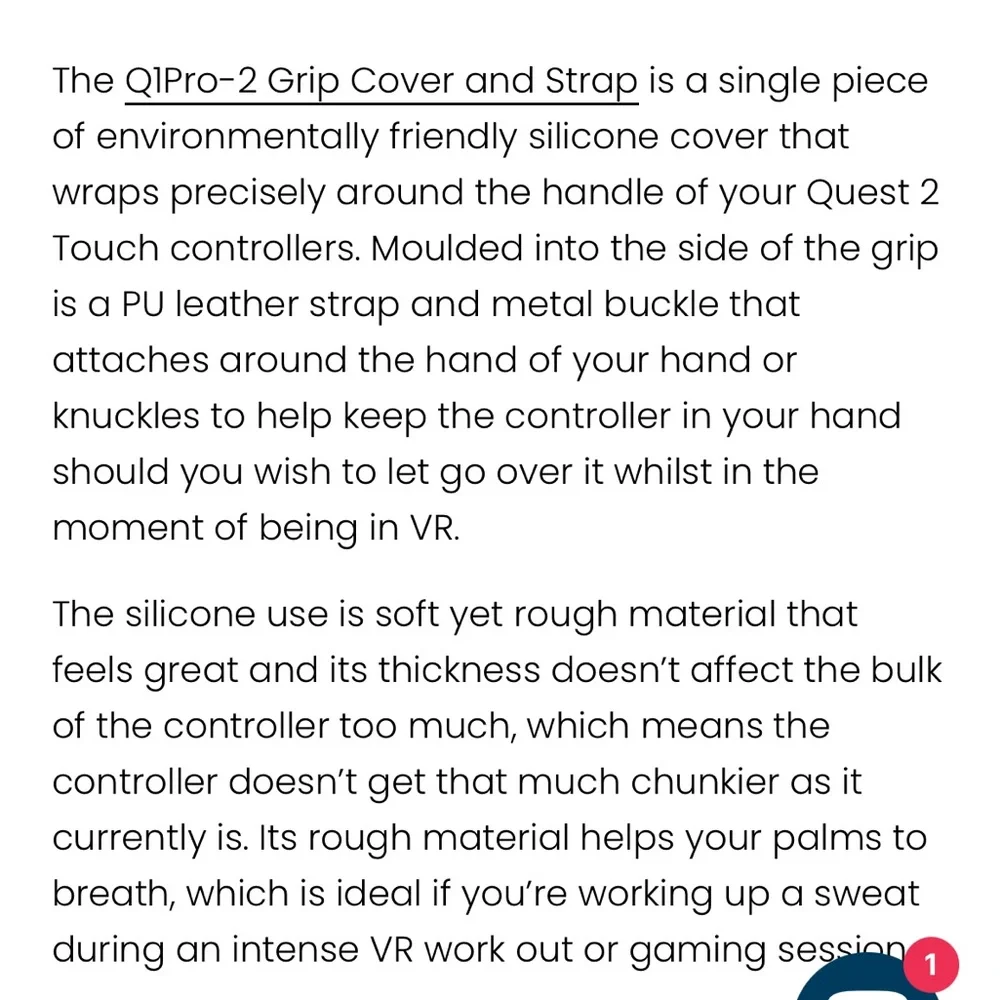 KIWI Design Q1 Pro-2.2 VR Controller Grips for Meta Quest Controller